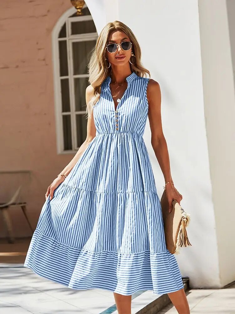 Jurk Casual Zomerjurk Vrouwen Losse Fit