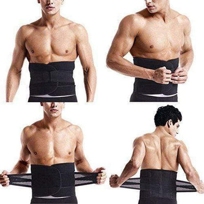Afslankgordel Buiktrainer Heren Zweet Ondersteuning Thermoband Neopreen Sport Fitness Workout Sauna Effect