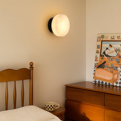 Marmeren Wandverlichting met Scandinavische Elegantie – Premium Natuursteen & Zachte LED