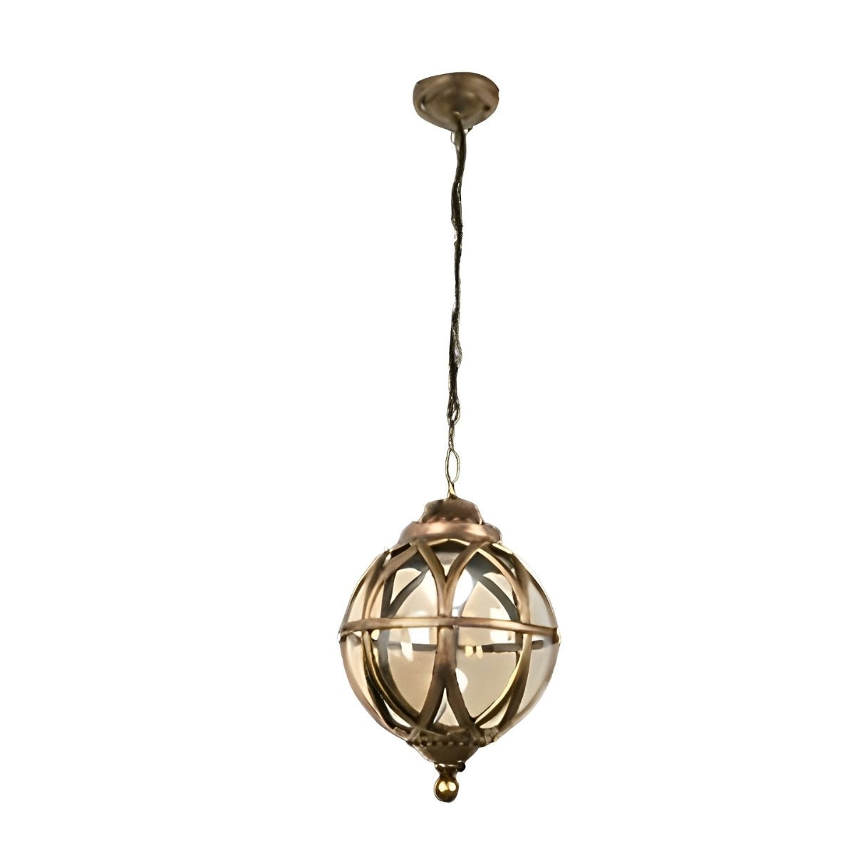 Buitenhanglamp Bol Aluminium Zwart E27 Tuin Retro Ronde Buitenlamp Ketting Verstelbaar Veranda Balkon Buitenverlichting Lantaarn