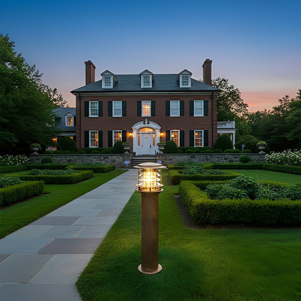 Moderne Waterdichte Buitenlamp Paal Cilinder Led Tuinverlichting IP65 Voor Oprit Pad En Terras