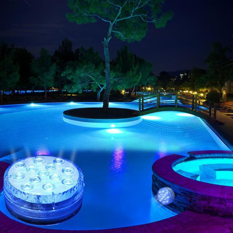 Onderwater LED Lamp IP68 Waterdicht met Afstandsbediening 16 Kleuren voor Zwembad Vijver Fontein Aquarium