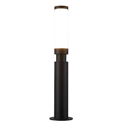 Tuinpaal Lamp Aluminium Zwart 6W IP55 Tuin Pad Verlichting Staande Buitenlamp Sokkel Paalverlichting Oprijlaan Binnenhof