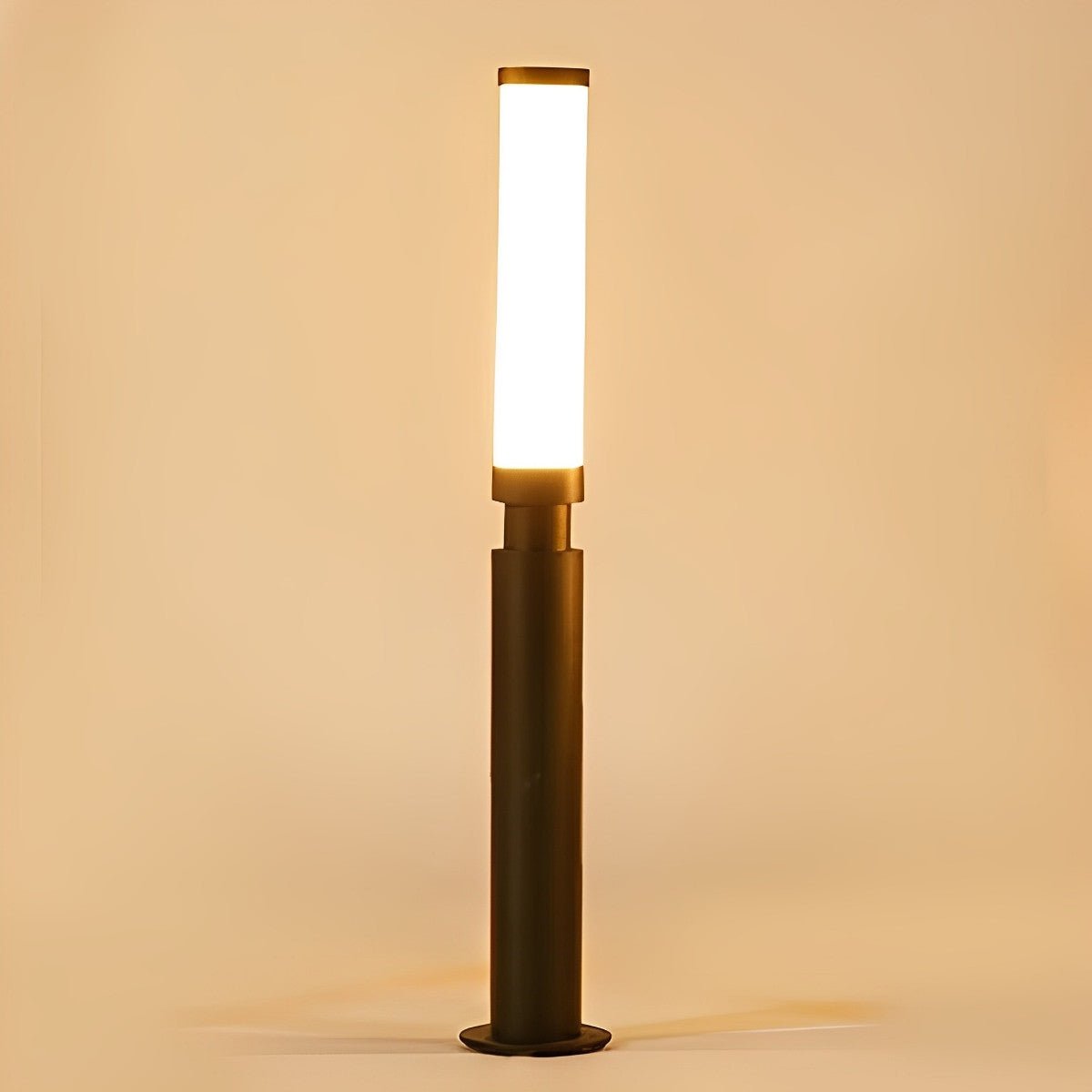 Tuinpaal Lamp Aluminium Zwart 6W IP55 Tuin Pad Verlichting Staande Buitenlamp Sokkel Paalverlichting Oprijlaan Binnenhof