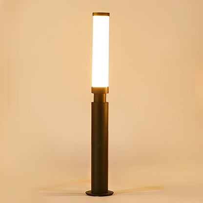 Tuinpaal Lamp Aluminium Zwart 6W IP55 Tuin Pad Verlichting Staande Buitenlamp Sokkel Paalverlichting Oprijlaan Binnenhof