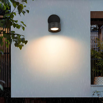 Buiten LED Wandspot Aluminium Zwart 360° Draaibaar IP65 Gevel Tuin Opbouwspot Verstelbaar Buitenlamp Porch Veranda