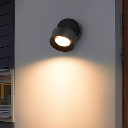 Buiten LED Wandspot Aluminium Zwart 360° Draaibaar IP65 Gevel Tuin Opbouwspot Verstelbaar Buitenlamp Porch Veranda