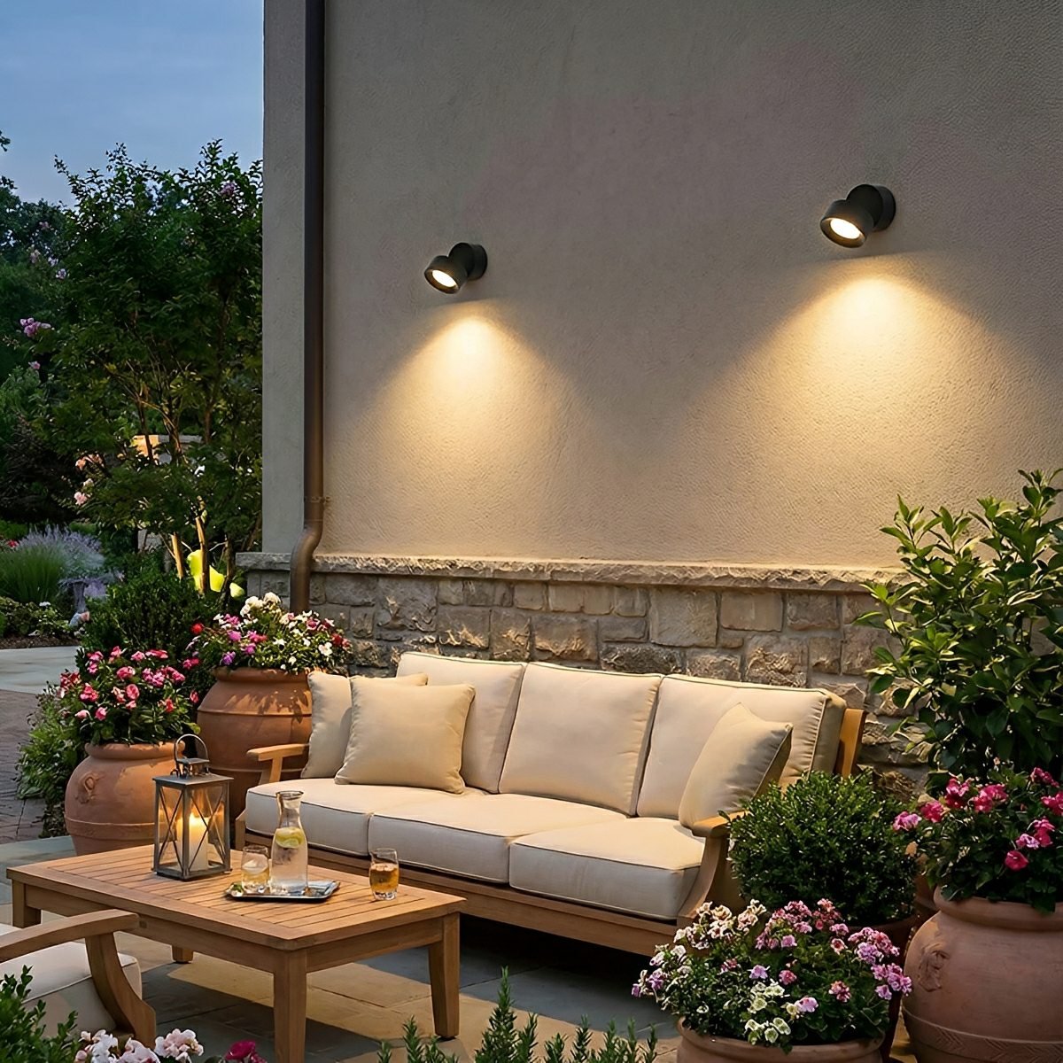 Buiten LED Wandspot Aluminium Zwart 360° Draaibaar IP65 Gevel Tuin Opbouwspot Verstelbaar Buitenlamp Porch Veranda