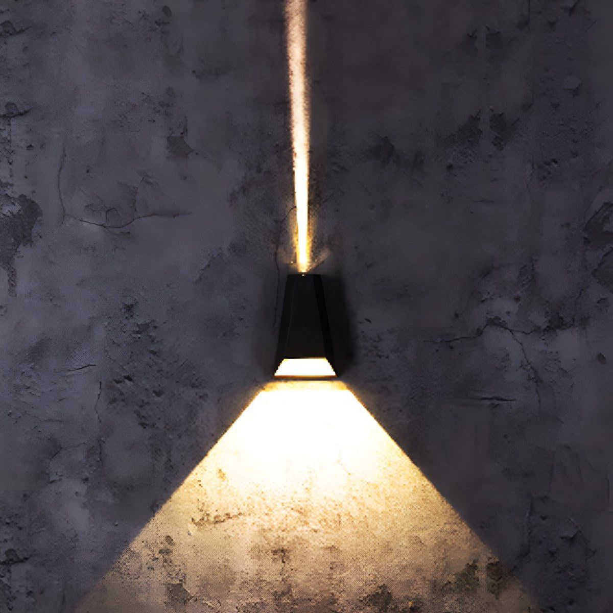 Buitenwandlamp LED Up Down Aluminium Zwart IP65 Gevel Terras Veranda Warmwit 3000K Wandspot Buitenverlichting Modern Sfeerlamp