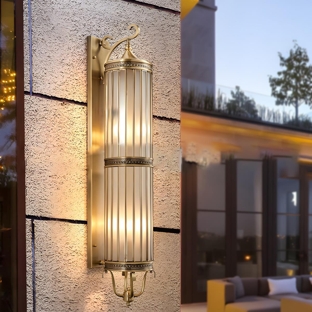 Waterdichte Vintage Buiten Wandlamp Met Mid Century Design En Warm LED Licht