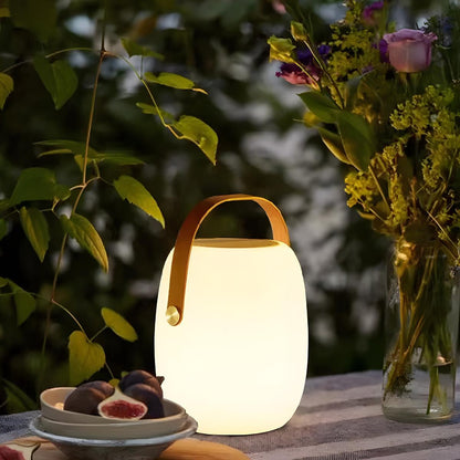 Tafellamp Buiten Draagbaar Solar LED Wit Tuin Terras PE Hengsel Warmwit 3000K Oplaadbaar Lantaarn Sfeerverlichting Camping Balkon