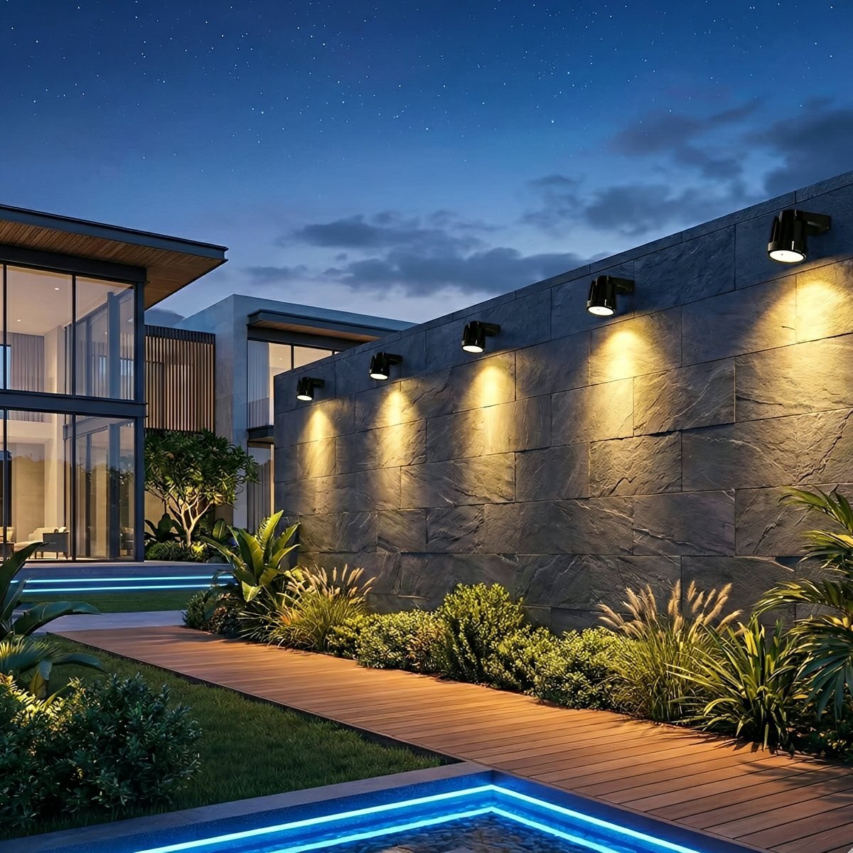 Tuinspot Zonne-energie LED 3W Zwart IP65 Tuin Gazon Prikspot Oprit Boomverlichting Buitenspot Solar