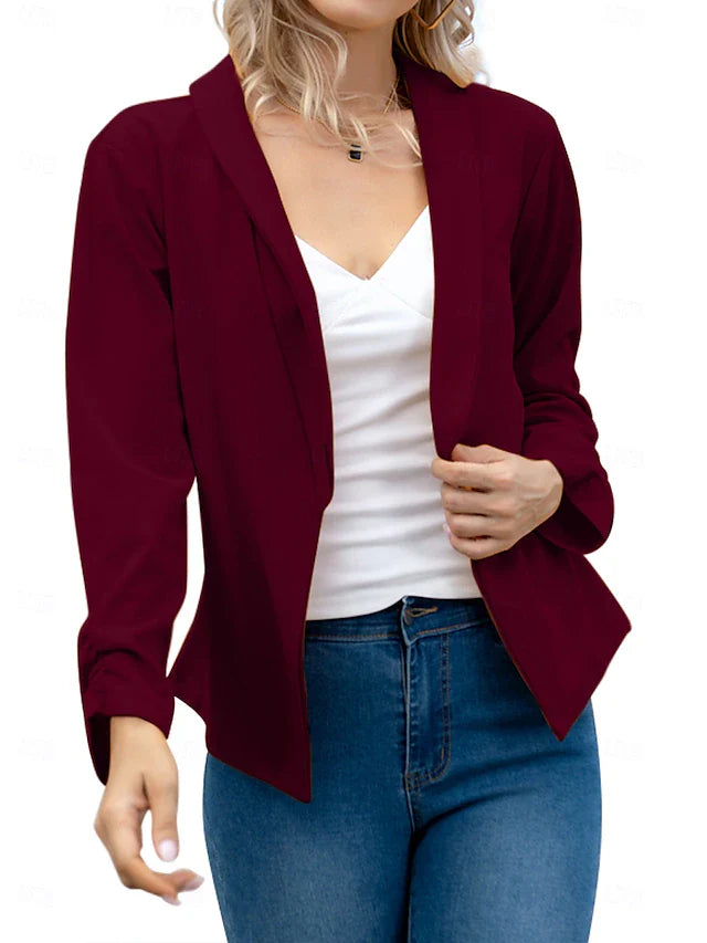 Elegante Dames Blazer Sartoriaal Maatwerk Stijl