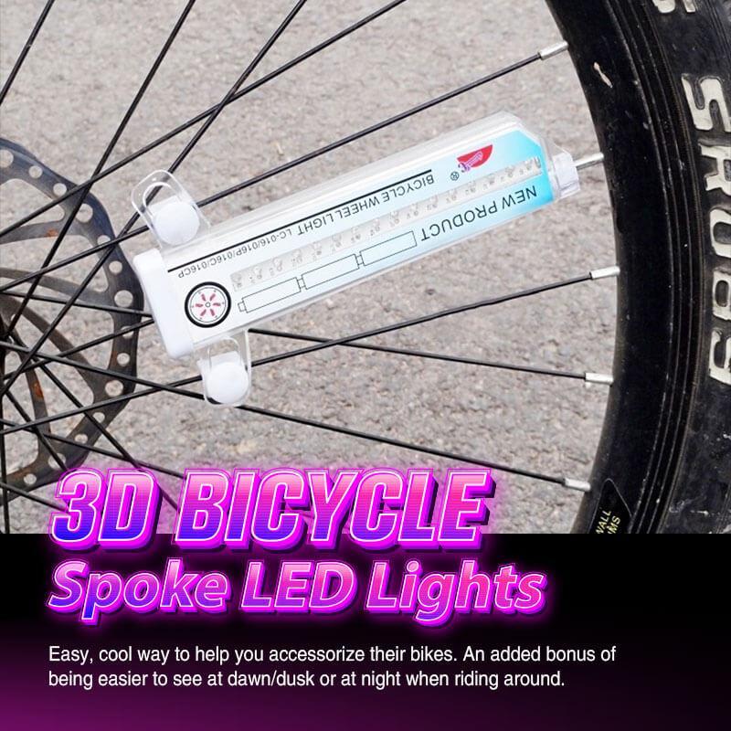 RGB Fietswiel Spaakverlichting 32 LED Patronen Zichtbaarheid Veiligheid Fietsverlichting Wielverlichting