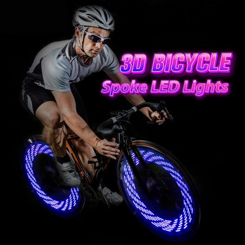 RGB Fietswiel Spaakverlichting 32 LED Patronen Zichtbaarheid Veiligheid Fietsverlichting Wielverlichting