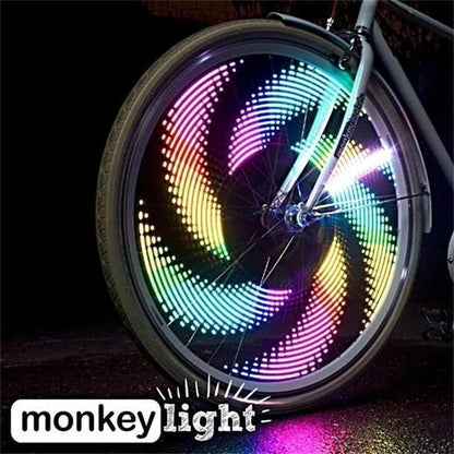 RGB Fietswiel Spaakverlichting 32 LED Patronen Zichtbaarheid Veiligheid Fietsverlichting Wielverlichting