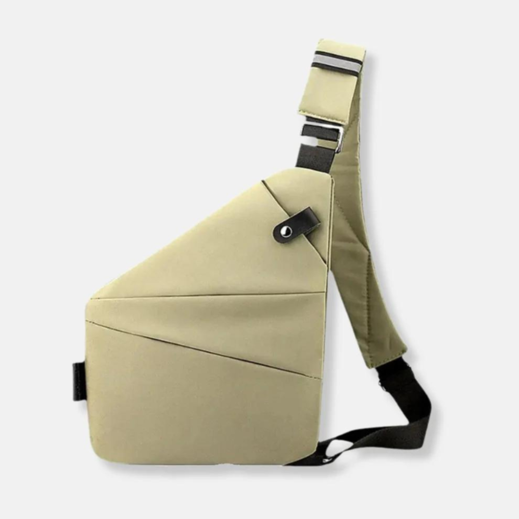 Beveiligde Crossbody Schoudertas met Verborgen Ritsen RFID Blokkering voor Dagelijks Gebruik Reizen Vrije Tijd