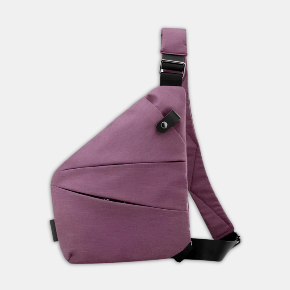 Beveiligde Crossbody Schoudertas met Verborgen Ritsen RFID Blokkering voor Dagelijks Gebruik Reizen Vrije Tijd