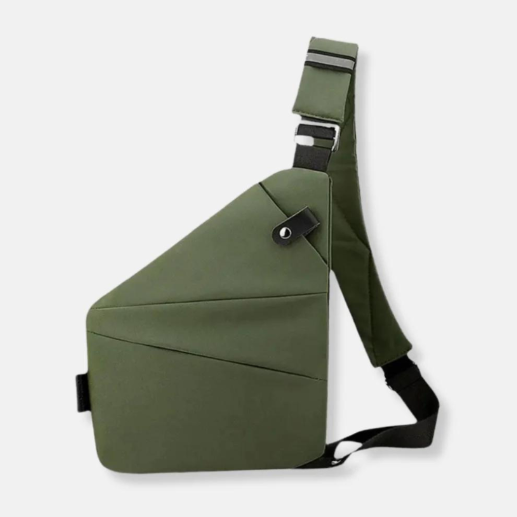 Beveiligde Crossbody Schoudertas met Verborgen Ritsen RFID Blokkering voor Dagelijks Gebruik Reizen Vrije Tijd