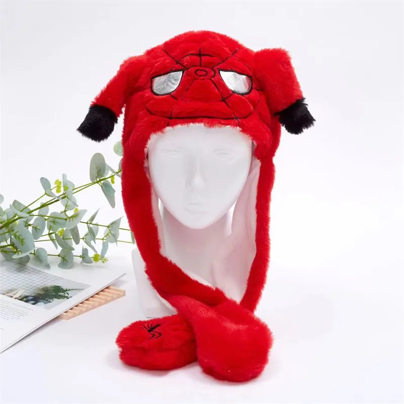 Interactieve Pluche Muts met Bewegende Oren – Zachte Hoofdbedekking voor Feest Cosplay en Verkleedpartij