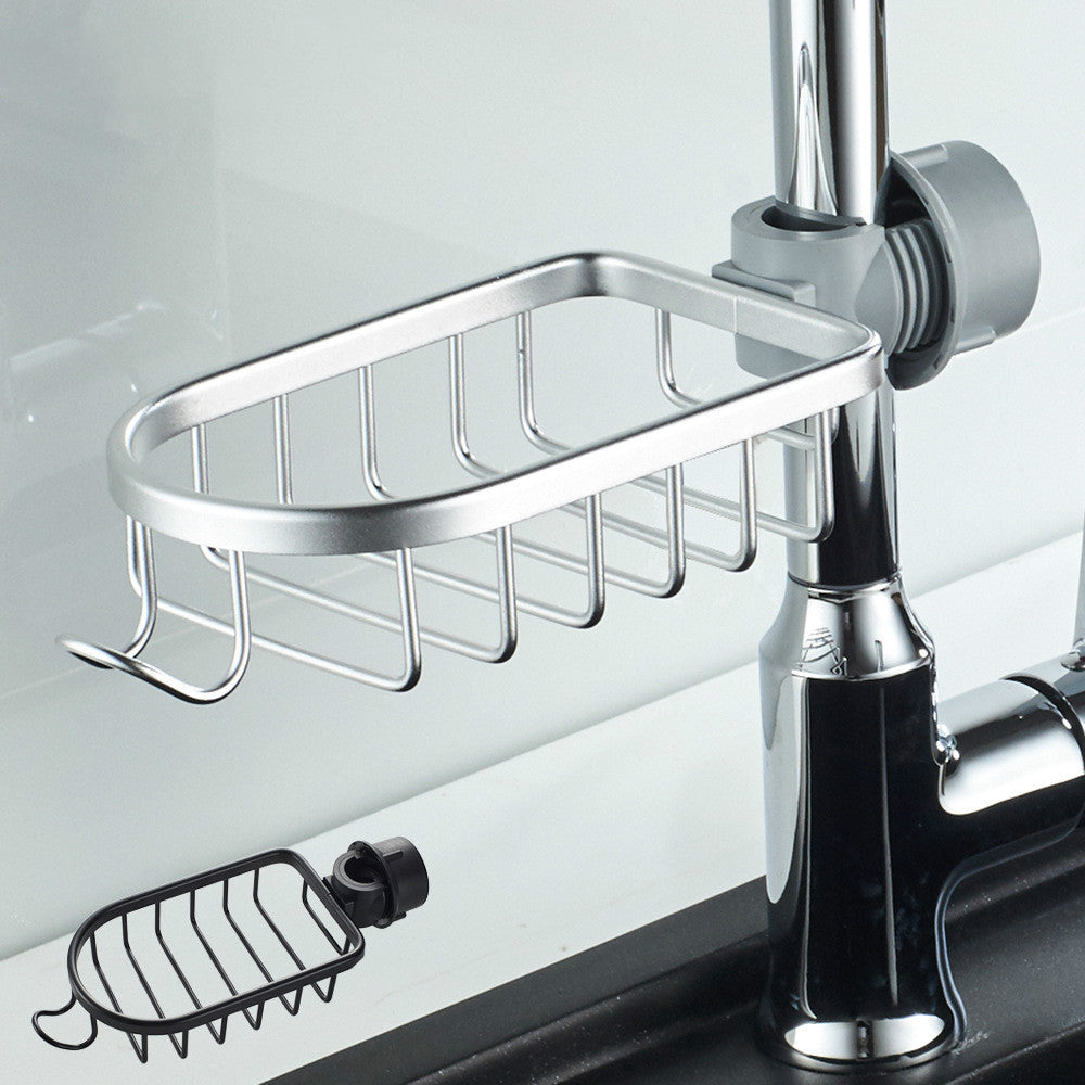 Hangend Zeepbakje Aluminium Doucherek met Sneldrogende Drainfunctie Badkamer Opbergoplossing Wandmontage