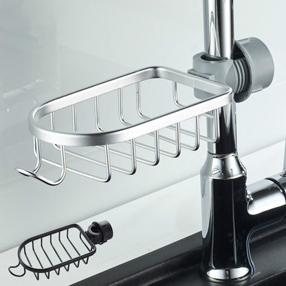 Hangend Zeepbakje Aluminium Doucherek met Sneldrogende Drainfunctie Badkamer Opbergoplossing Wandmontage