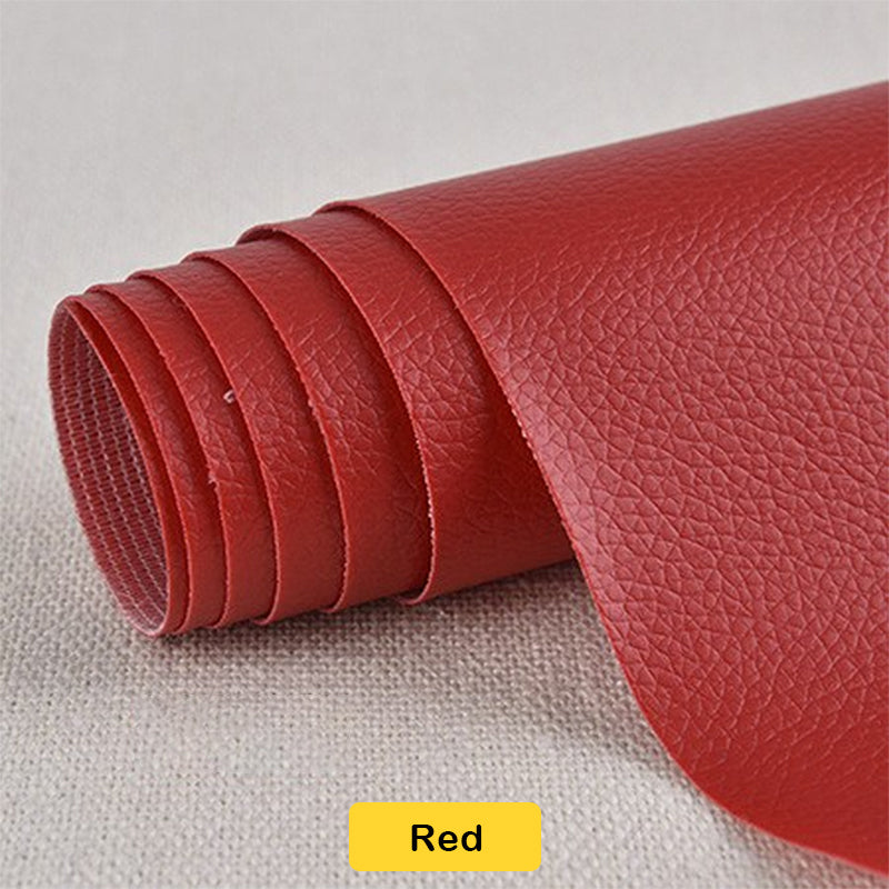 Zelfklevende Leerreparatietape voor Meubels en Auto Herstelfolie Scheurfix 20x30cm tot 50x137cm Knipbaar
