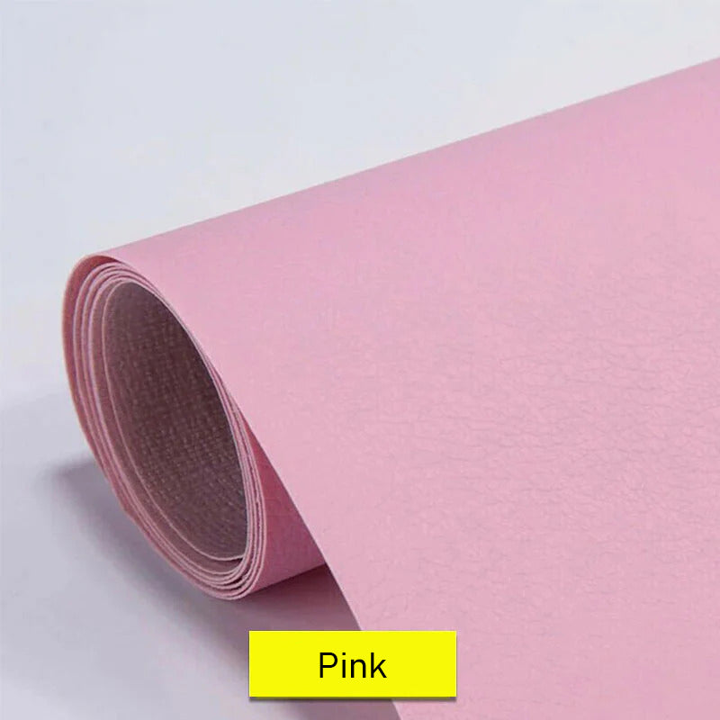 Zelfklevende Leerreparatietape voor Meubels en Auto Herstelfolie Scheurfix 20x30cm tot 50x137cm Knipbaar