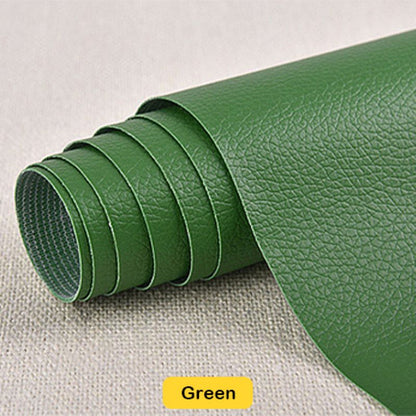 Zelfklevende Leerreparatietape voor Meubels en Auto Herstelfolie Scheurfix 20x30cm tot 50x137cm Knipbaar