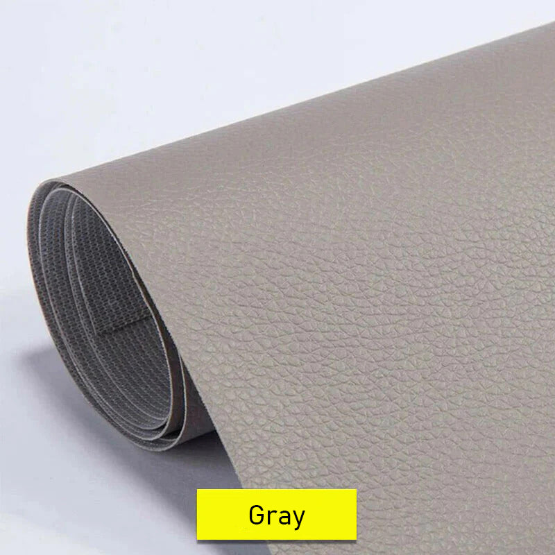 Zelfklevende Leerreparatietape voor Meubels en Auto Herstelfolie Scheurfix 20x30cm tot 50x137cm Knipbaar