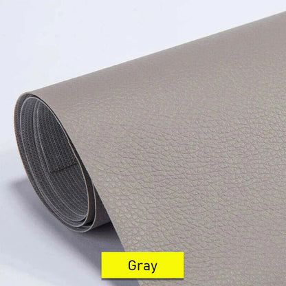 Zelfklevende Leerreparatietape voor Meubels en Auto Herstelfolie Scheurfix 20x30cm tot 50x137cm Knipbaar