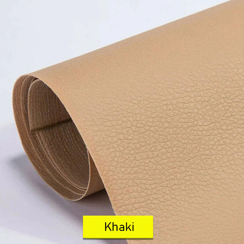 Zelfklevende Leerreparatietape voor Meubels en Auto Herstelfolie Scheurfix 20x30cm tot 50x137cm Knipbaar