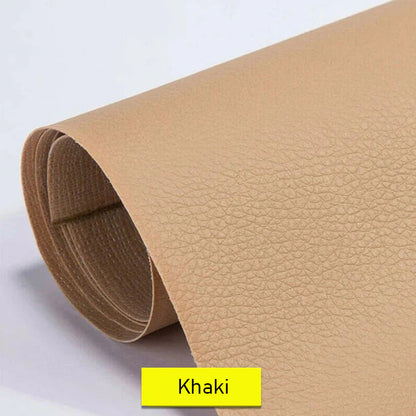 Zelfklevende Leerreparatietape voor Meubels en Auto Herstelfolie Scheurfix 20x30cm tot 50x137cm Knipbaar
