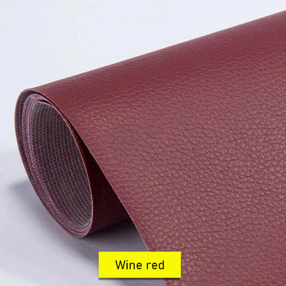 Zelfklevende Leerreparatietape voor Meubels en Auto Herstelfolie Scheurfix 20x30cm tot 50x137cm Knipbaar