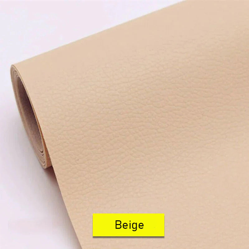 Zelfklevende Leerreparatietape voor Meubels en Auto Herstelfolie Scheurfix 20x30cm tot 50x137cm Knipbaar