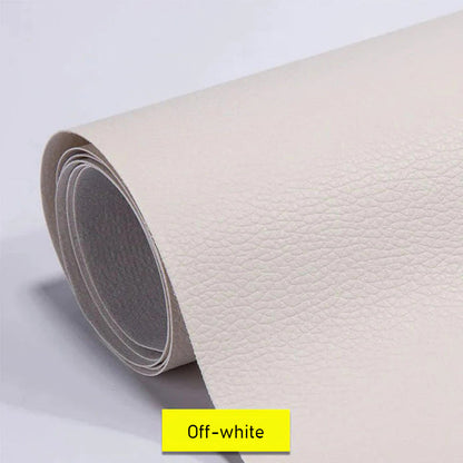 Zelfklevende Leerreparatietape voor Meubels en Auto Herstelfolie Scheurfix 20x30cm tot 50x137cm Knipbaar