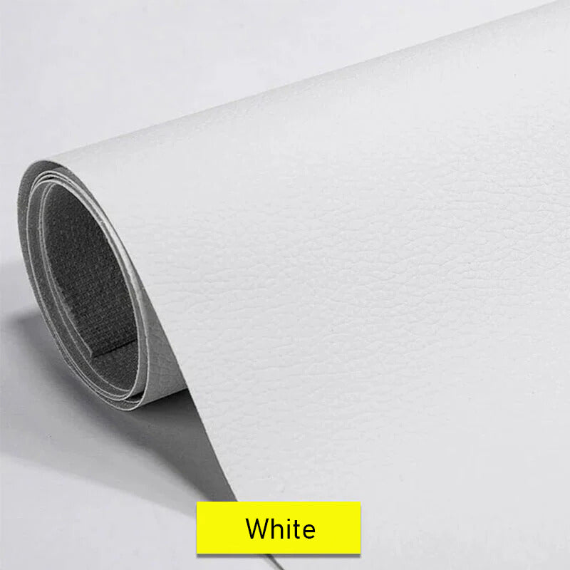 Zelfklevende Leerreparatietape voor Meubels en Auto Herstelfolie Scheurfix 20x30cm tot 50x137cm Knipbaar