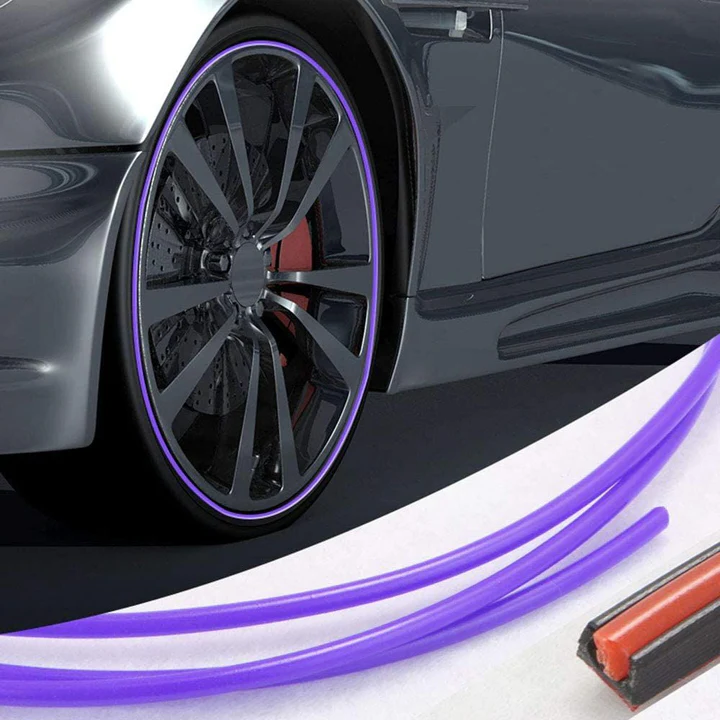 Velgrandbeschermer Rubber 8 Meter Strip Zelfklevend Beschermingsband Auto Velgen Bumper Spatbord Bescherming