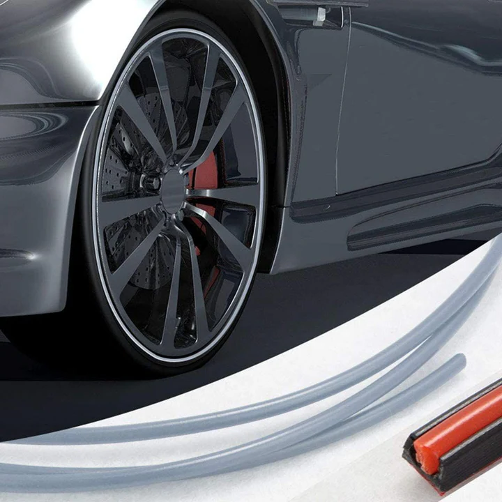 Velgrandbeschermer Rubber 8 Meter Strip Zelfklevend Beschermingsband Auto Velgen Bumper Spatbord Bescherming