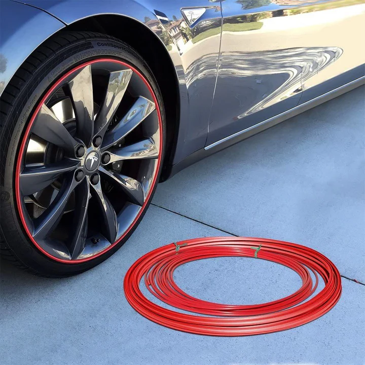 Velgrandbeschermer Rubber 8 Meter Strip Zelfklevend Beschermingsband Auto Velgen Bumper Spatbord Bescherming
