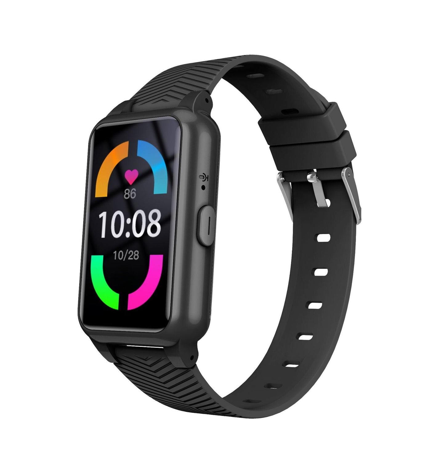 Smartwatch met Valdetectie GPS Noodoproep voor Senioren Veiligheid Waterdicht Gezondheidsmonitor Horloge