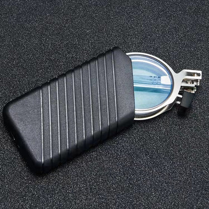 Opvouwbare Leesbril Metalen Montuur Vierkant Model met Hardcase Zakformaat Compact Handig voor Onderweg