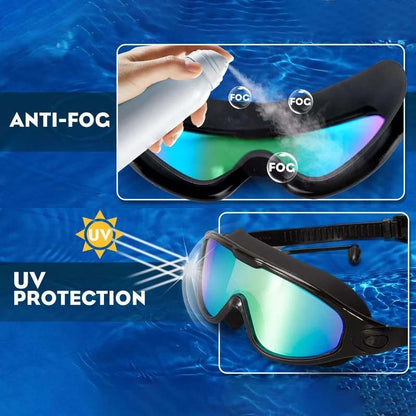 Zwembril met Panoramisch Zicht Anti-Condens Coating Unisex Zwemmen Watersport Recreatie Trainingsbroek