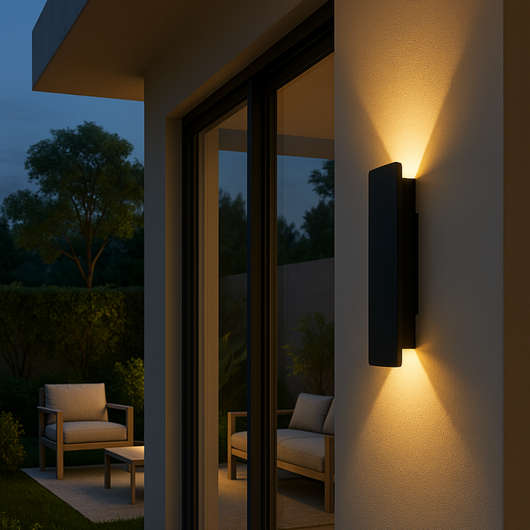 LED Wandlamp Rechthoekig Aluminium Waterdicht IP65 Buitenverlichting Gevellamp Balkon Tuin Sfeerverlichting Energiezuinig Moderne Wandarmatuur