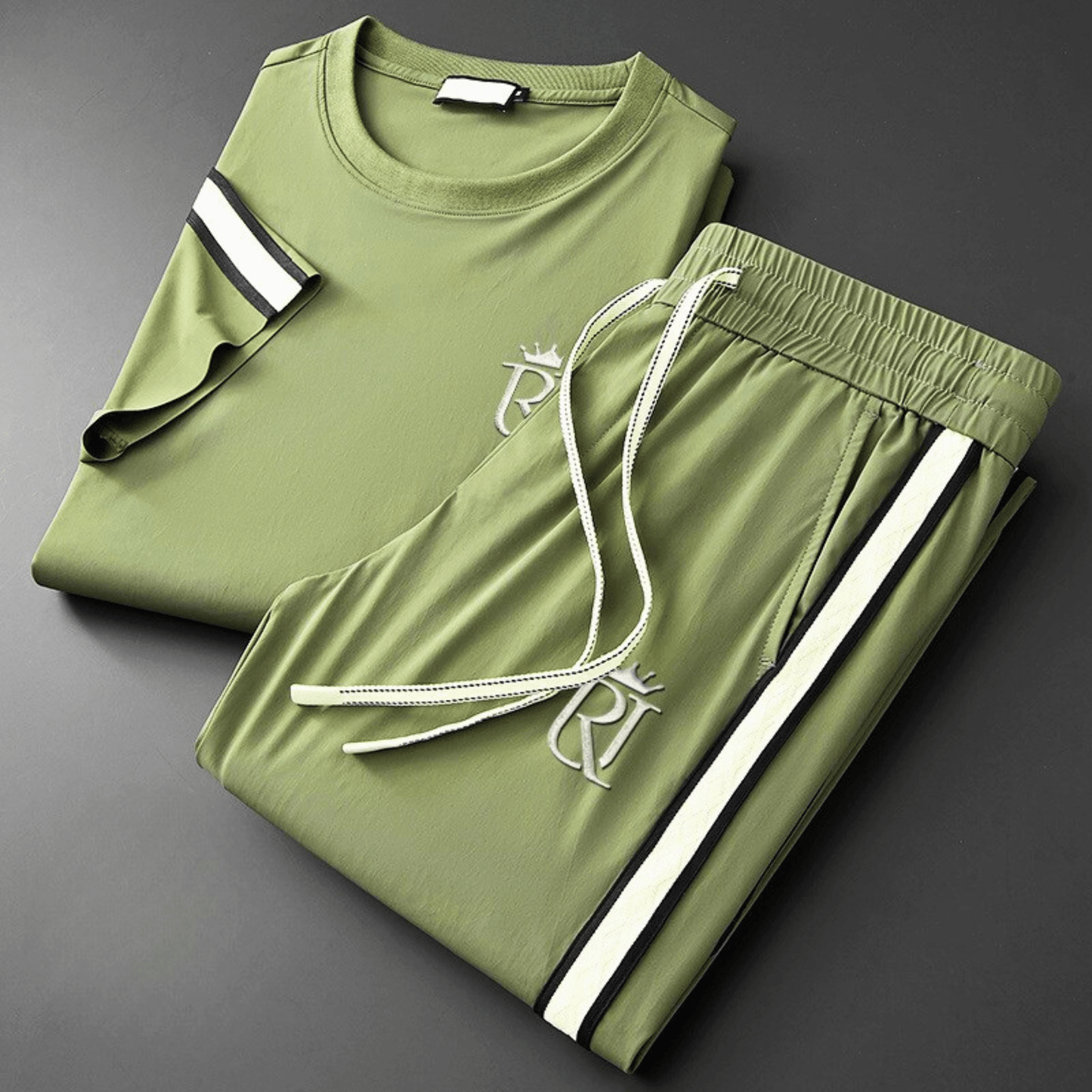 Heren Athleisure Set Comfortabel Zacht Sportief