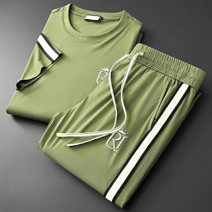 Heren Athleisure Set Comfortabel Zacht Sportief