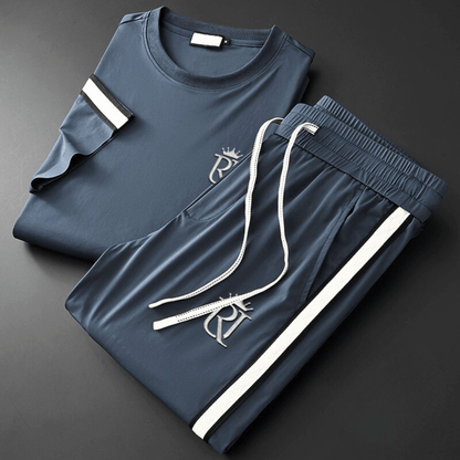 Heren Athleisure Set Comfortabel Zacht Sportief