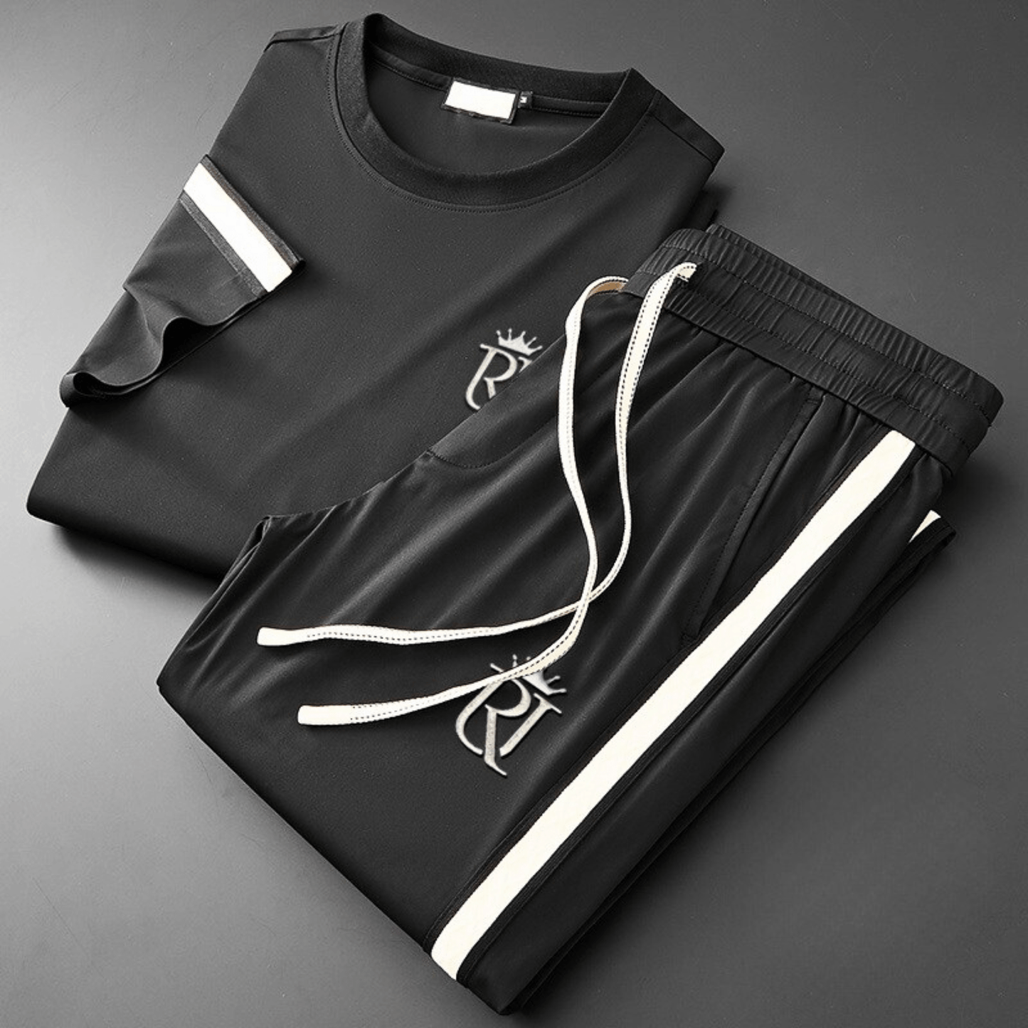 Heren Athleisure Set Comfortabel Casual Royal Design