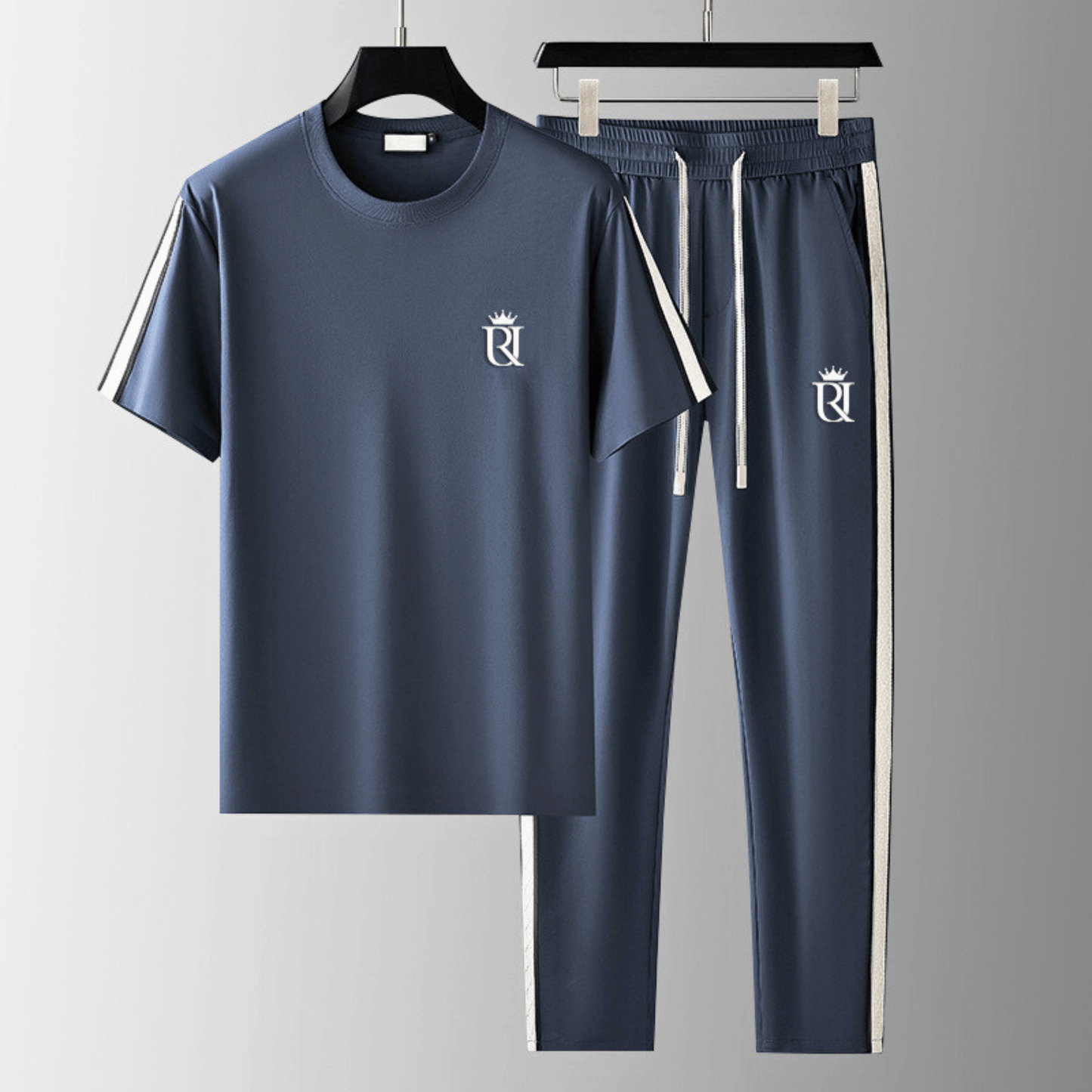 Heren Athleisure Set Comfortabel Zacht Sportief