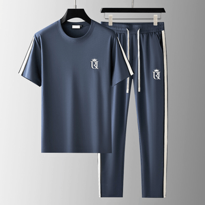 Heren Athleisure Set Comfortabel Casual Royal Design